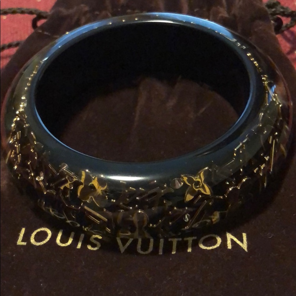 Authentic Louis Vuitton Resin Swarovski Bracelet